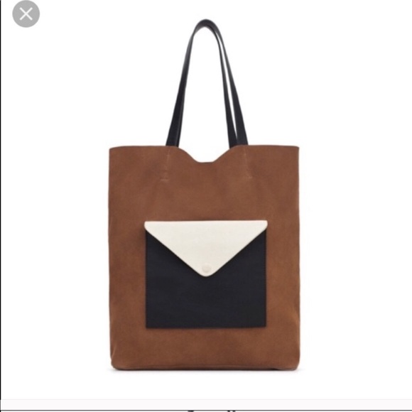 NWT Zara suede and leather bag - Picture 3 of 5